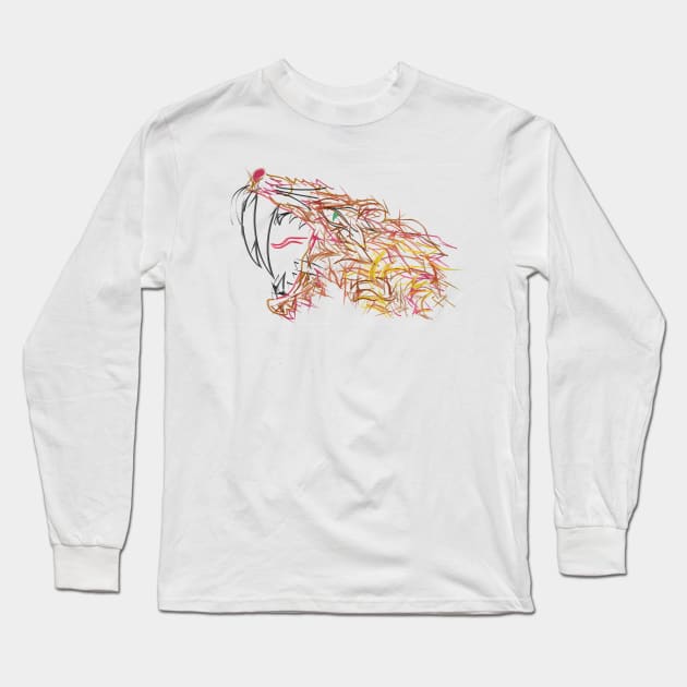 Saber Tooth Long Sleeve T-Shirt by riomarcos